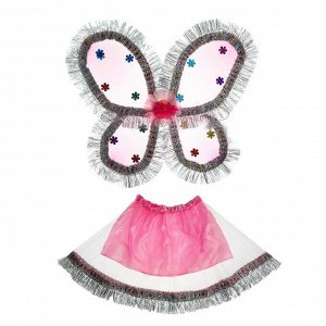 Карнавальный набор «Цветочек», юбка, крылья, 5-7 лет