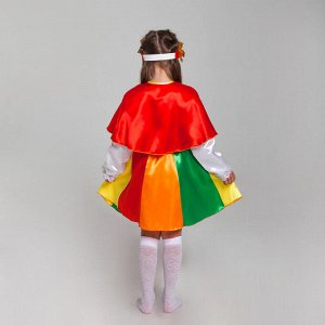 Карнавальный костюм «Осень», пелерина, юбка, повязка, р. 28, рост 98-104 см