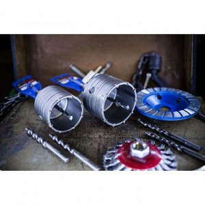 Коронка буровая в сборе ТУНДРА, SDS-plus, М22x68 мм