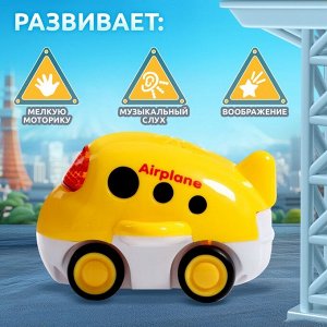 Музыкальная машинка «Городские приключения: Самолёт», звук, свёт