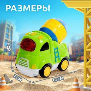 Музыкальная машинка «Городские приключения: Бетономешалка», звук, свет