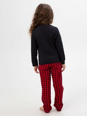Пижама детская, модель 324, трикотаж (Олень Хо-хо-хо)