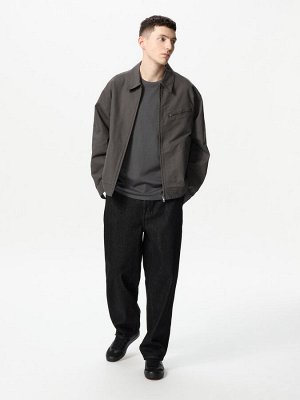 UNIQLO - мужская футболка из хлопка SUPIMA с круглым вырезом - 69 NAVY