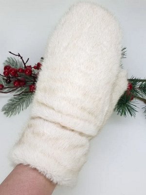 Рукавички меховые двойные