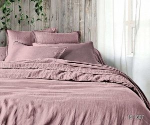 Комплект постельного белья PREMIUM Вареный хлопок цвет 15-1607 2 спальный