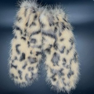 Рукавички меховые двойные