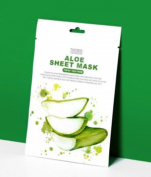 Тканевая маска с экстрактом алоэ TENZERO ALOE SHEET MASK