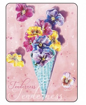 Чехол-обложка для карточек Цветы