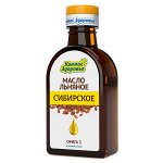 Масло льняное Сибирское, 200 мл