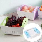 Складная корзина для мытья фруктов и овощей