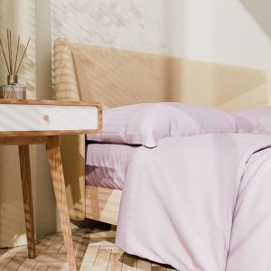 Постельное бельё Этель 2 сп Lilac field 175х215, 200х215, 50х70+3-2 шт, мако-сатин, 114г/м2