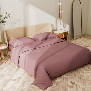 Постельное бельё Этель 2 сп Twilight Mauve 175х215, 200х215, 50х70+3-2 шт, мако-сатин, 114г/м2