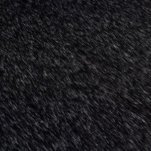 Ткань для рукоделия, «Мех» на трикотажной основе, лоскут 100 x 150 см, цвет меланж серый