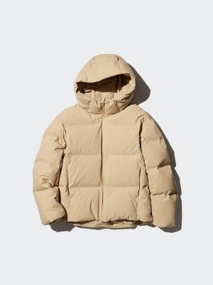 UNIQLO Женский пуховик, бежевый