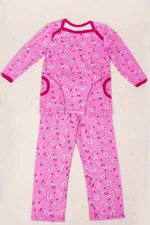 Детская пижама М.44 (Розовая)