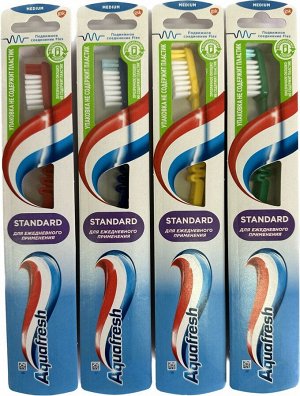 Зубная щетка средней жесткости Aquafresh 1шт.