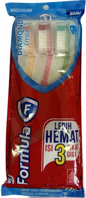 Зубная щетка набор 3 шт. Formula SP Diamond Flex