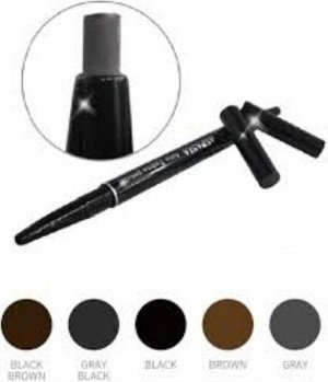 Aspasia Автоматический карандаш для бровей черный Auto Eyebrow Pencil Black, 1 шт