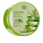 Lamelin Гель для лица и тела с экстрактом Алоэ увлажняющий и успокаивающий Soothing Gel Aloe 300 мл
