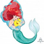 Фольга шар Русалочка Ариэль Р38&quot;/95 см