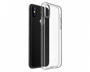 Чехол iPhone X/XS силикон прозрачный