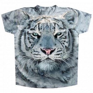 Подростковая футболка Белый тигр KP 117