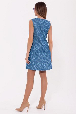 #70279 Платье Голубой