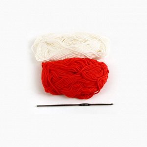 Ёлочная игрушка на новый год своими руками. Набор для вязания «Новогодний шар», 9 см, новогодний набор для творчества
