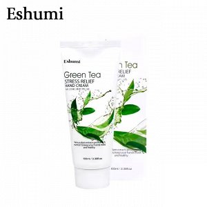 Увлажняющий крем для рук с экстрактом зеленого чая Eshumi Green Tea Stress Relief Hand Cream, 100 мл.