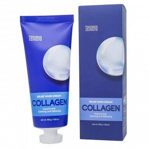 Крем для рук с коллагеном Tenzero Relief Hand Cream Collagen 100мл.