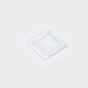 Ёршик для унитаза SAVANNA, настенный, силиконовый, с ёмкостью для моющего средства, 10.5x10.5x41 см, белый