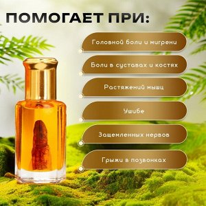 Бальзам жидкий разогревающий противовоспалительный с экстрактом земляного дракона, 12 мл