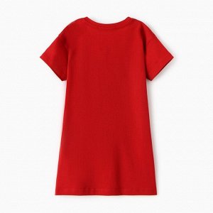 Сорочка домашняя детская удлиненная KAFTAN "Мишка в шарфе" размер