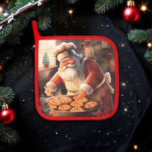 Прихватка «Этель» Cookies, саржа, 19x19 см, хлопок 100%, ватин 250 г/м²