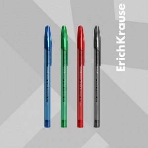 Набор ручек гелевых 4 штуки, ErichKrause R-301 ORIGINAL Gel, узел 0.5 мм, чернила микс, длина линии письма 600 метров, европодвес