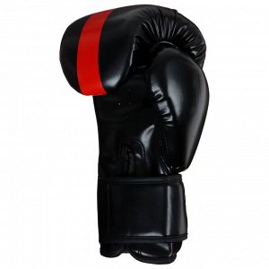 Перчатки боксёрские FIGHT EMPIRE, чёрно-красные, размер 10 oz
