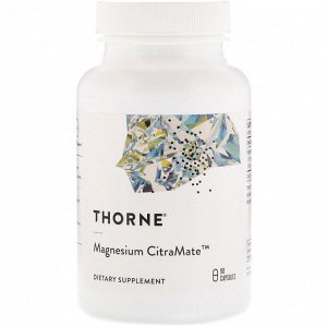 Thorne Research, Magnesium Citramate, 90 кап.