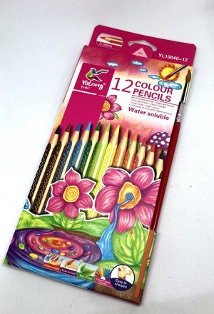 Карашдаши 12 цветов + кисть ( рисуем фломастерами, затем мочим кисть и проводим по рисунку) получается эффект краски