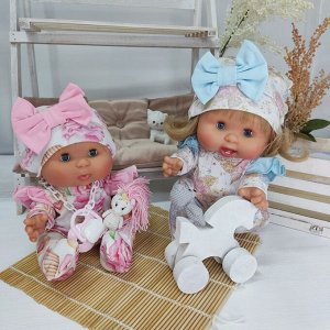 Слип и шапочка  для пупса или куклы 26 см