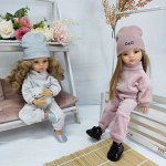 Костюм марсала  на Паола Рейна или аналогичную куклу ростом 32-34 см