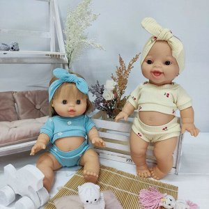 Комплект зефир одежды для куклы ростом 32-35 см