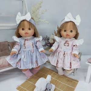 Платье трикотажное  крылышко на куклу Горди, кота БАсика или куклу ростом 33-35 см