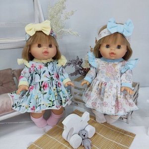 Платье трикотажное  крылышко на куклу Горди, кота БАсика или куклу ростом 33-35 см