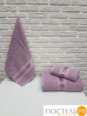 N000077/лиловый Полотенце махровое 50х90 "Elegans", лиловый