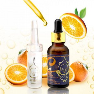 Elizavecca Пудра и сыворотка Vitamin C 100% Powder+Vita-Multi Whitening Sauce Serum