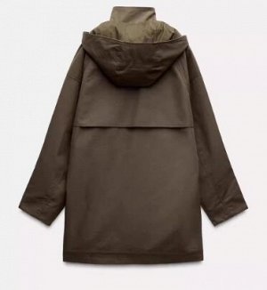 ТРЕНЧ WATER-REPELLENT С КАПЮШОНОМ арт. 8574240, зеленый хаки