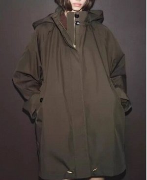 ТРЕНЧ WATER-REPELLENT С КАПЮШОНОМ арт. 8574240, зеленый хаки