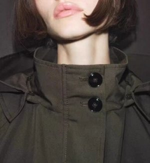 ТРЕНЧ WATER-REPELLENT С КАПЮШОНОМ арт. 8574240, зеленый хаки