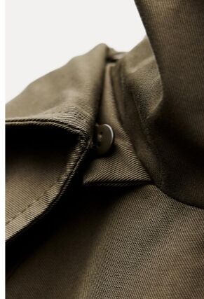 ТРЕНЧ WATER-REPELLENT С КАПЮШОНОМ арт. 8574240, зеленый хаки
