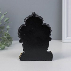 Нэцкэ фигурка «Ганеша на троне», полистоун, 9.5x9.5x14.2 см